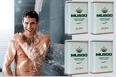 MUSGO REAL Claus Porto  Ach Brito 4x160gr / 5.3oz Men Smooth Soap • $18.50