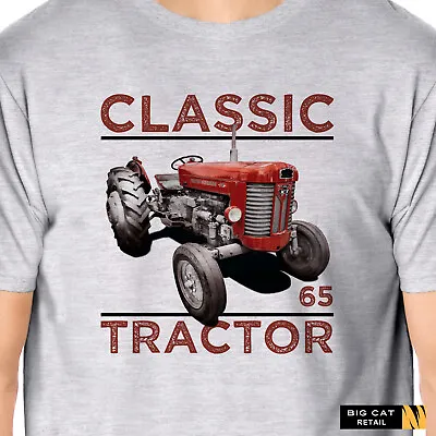 Classic Tractors Massey Ferguson 65 Inspired Retro T-Shirt • £17.50