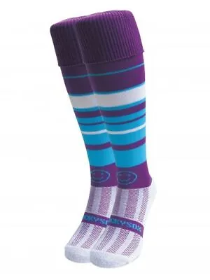 WackySox Purple Fizz Knee Length Sport Socks • £9.95