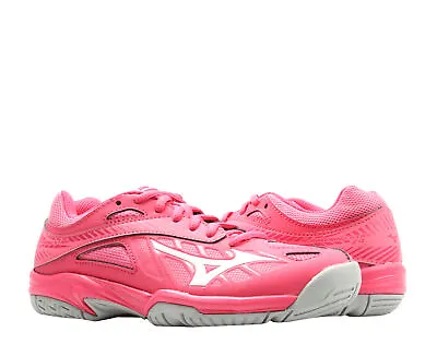 Mizuno Lightning Star Z4 JR. Pink/White Big Kids Volleyball Shoes V1GD180361 • $40