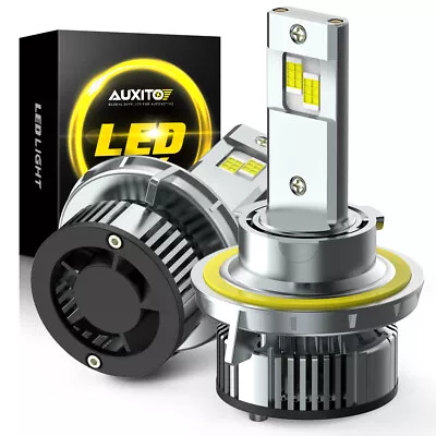 H13 9008 LED Headlight Kit 200W 40000LM Hi/Lo Beam 6500K Super Bright Bulbs • $51.99