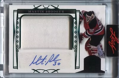 2023 Martin Brodeur Leaf Trinity AUTO JUMBO JERSEY RELIC Autograph 6/15 Devils • $69.99