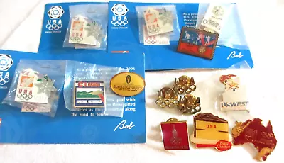 Various Olympic Pins Home Depot Betty Crocker US West 1 1980Moscow • $9.99