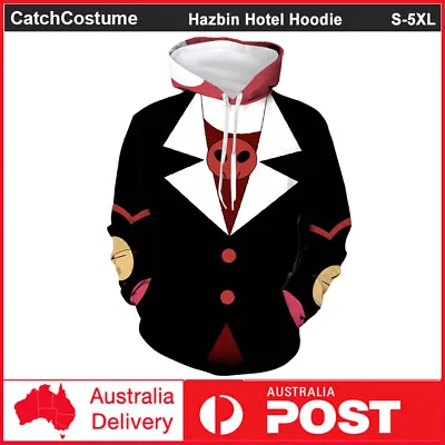 $21.52 • Buy Hazbin Hotel Helluva Boss Blitzo Cosplay Hoodie Pullover Sweatshirt Jacket Coat
