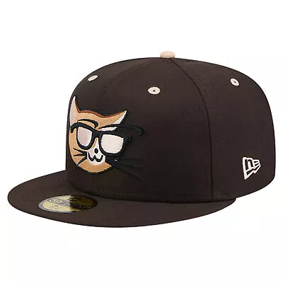 Men's New Era Brown Lehigh Valley IronPigs Theme Night Cats 59FIFTY Fitted Hat • $41.99