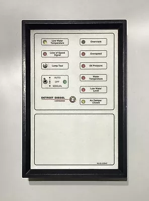 Murphy Generator Control Panel 40-050394E Detroit Diesel 1560-LV2.40–00-0086 • $350