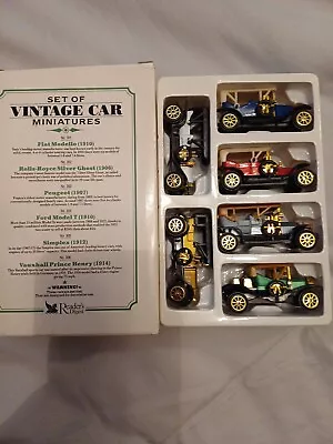 Boxed Collection Set Of 6 Miniature Model Vintage Cars In Original Pack • £6.99