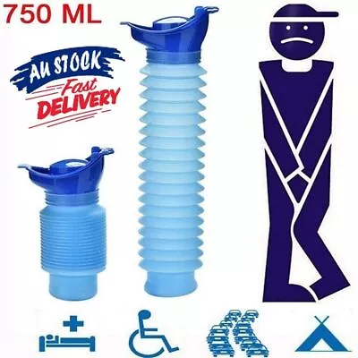 Male Female Portable Urinal Travel Camping Car Toilet Pee Bottle Emergency Kit • $13.98