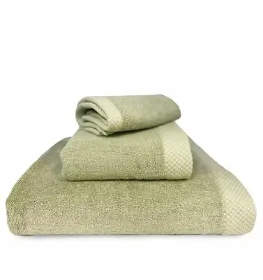BedVoyage Rayon From Bamboo 3-piece Luxury Towel-Lite Green T4101790 • $35.99