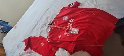 £50 • Buy Liverpool FC Carling Cup Final 2012 Football Shirt 3XL UK, Scarf,hat Lanard LFC