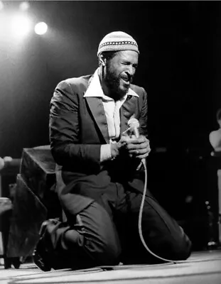 MARVIN GAYE On Stage 8X10 Photo Print • $5.99