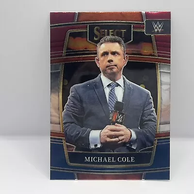 2022 Panini Select WWE Michael Cole Base Concourse #100 Red & Blue Retail • $1.99