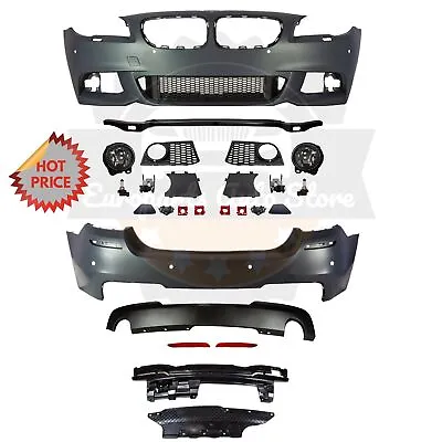 Bmw F10 Msport Style Front & Rear Bumper W/ Fogs For 11-13 Bmw F10 535 4d W/ Pdc • $998