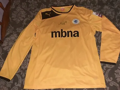 £44.99 • Buy Chester FC Away Shirt Size XL Signed No2 Kay Yellow/Black Puma
