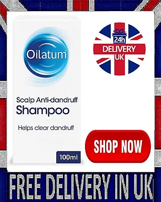 Oilatum Scalp Anti-Dandruff Shampoo 100 Ml UK • £10.51