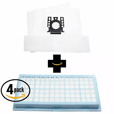 2 Vacuum Bags 2 Micro Filters & 4 HEPA Filter For Miele S344i Platinum • $23.99