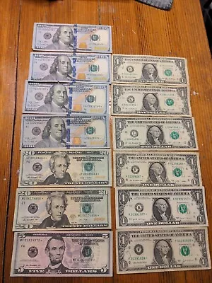 Lot Of  4-$100  2-$20  1-$5  6- $1 Star Note Collection. $451.00 Face Value • $525