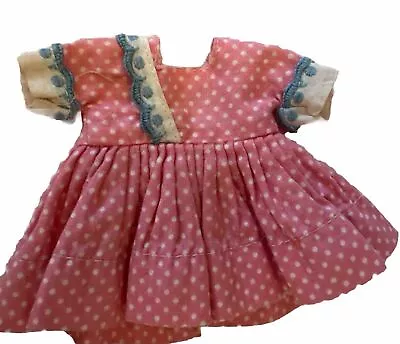 Vintage 1950’s Doll Dress Cotton Print Muffie Madame Alexander Dress 8 IN Doll • $9.99