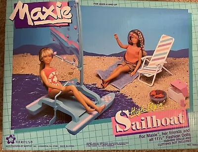 Vintage Maxie Doll High Flyin Sailboat Play Set  Meritus 1988 • $20