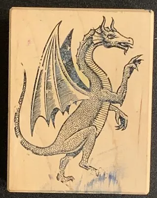Mail Expressions Elegant Dragon Rubber Stamp • $8.99