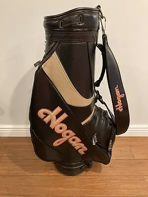 Vintage Ben Hogan Golf Bag Cart Bag Black Golf Clubs • $149.95