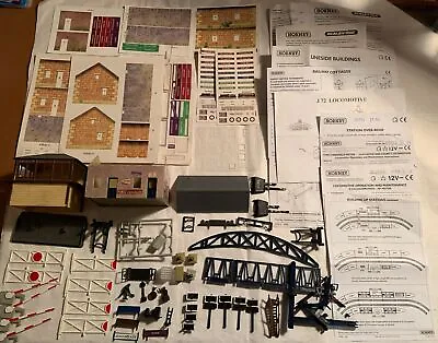 Job Lot Of Hornby Railway Accessories Signals Figures Signs Stickers Buildings • £22.50