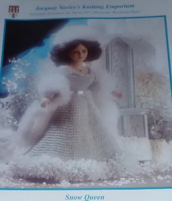 Jacquay Yaxley's Knitting Emporium Knitting Pattern SNOW QUEEN Fairytale Costume • £3.99