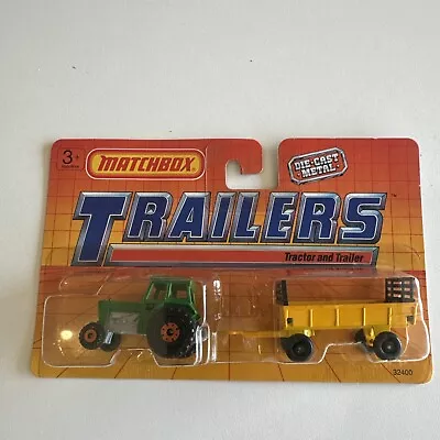 1990 Matchbox Trailers Set Tractor + Trailer Die Cast 1/64 • $11.20