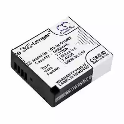 Battery For PANASONIC Lumix DMC-GF6R PANASONIC Lumix DMC-GF6T 1050mAh • $48.48