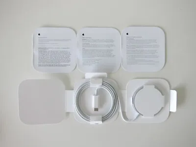 Apple MagSafe Wireless Charger White/Silver IPHONE 12 13 14 15 MAX/PRO (sealed) • £19.99