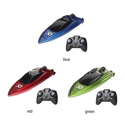 Rechargeable Mini RC Boat USB 2.4G High Speed Racing Boat 4CH Remote Control LED • $18.99