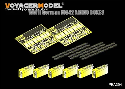 Voyager Models 1/35 WWII German MG42 Ammo Boxes (Universal Set) • $5.50