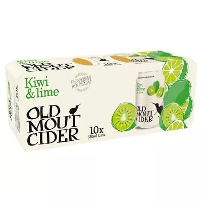 Old Mout Kiwi And Lime Cider 10 X 330ml Cans Aromatic Zingy Mixed Fruit Cider • £27.99