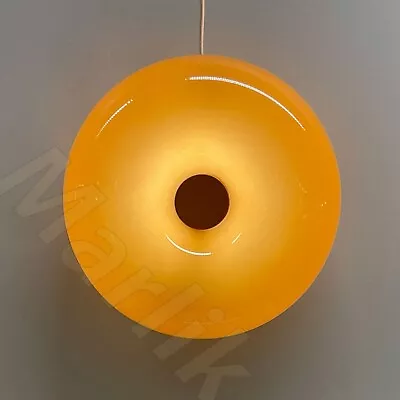 IKEA VARMBLIXT Orange Glass Donut Table Or Wall Lamp By Sabine Marcelis NEW • $139