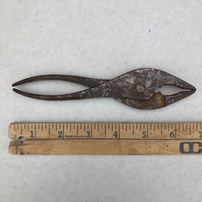 $22 • Buy Vintage Snap On 46 Vacuum Grip 6 1/2” Slip Joint Pliers USA