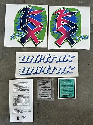 Kawasaki KX250 1990 Full Decal Set / Sticker Kit • $145