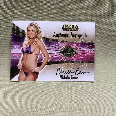 2007 Bench Warmer Gold Edition Michelle Baena Autograph Signed Card #16🔥 • $0.99