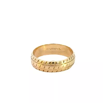 14K Yellow Gold Ring 4.06g Size:8 (SB1102374) • $359.99