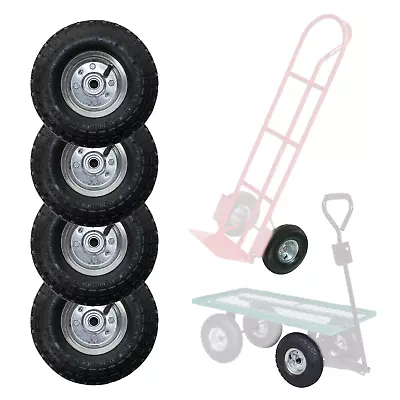 10  Inch Wheel Pneumatic Rubber Tyre For Trolley Cart Sack Barrow Trailer Truck • £9.95