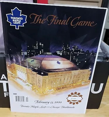 Final  Game At Maple Leaf Gardens Program Limited Edition #61469 • $44.99