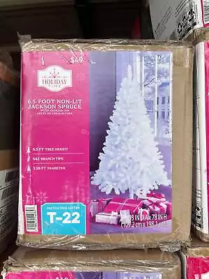 Holiday Time 6.5 Foot Non-Lit Jackson Spruce Christmas Tree 54085 • $69.95