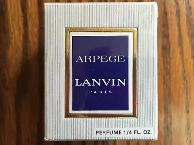 Vintage Estate Arpege Lanvin Perfume 1/4 Fl Oz No 868 New In Box Sealed.  1960s? • $34.99