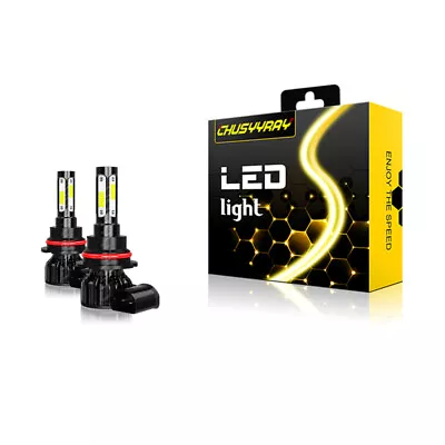 9007 LED Headlight Bulbs Conversion Kit High Low Beam 6000K Super White • $15.33