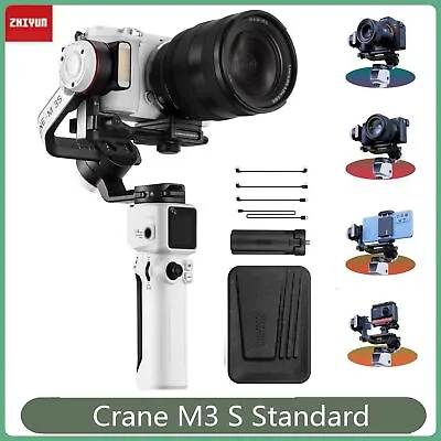 CRANE-M3S Standard Handheld 3- Gimbal Stabilizer Built-in • $421.30