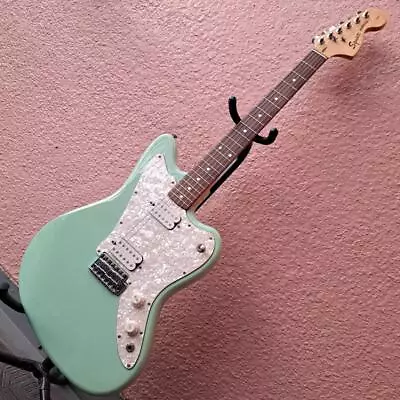 Used Squier Fender Jagmaster Jaguar Electric Guitar Surf Green • $889