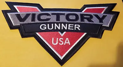 GUNNER Victory Motorcycles Worldwide Ship Embroidered Patch * • $26.99
