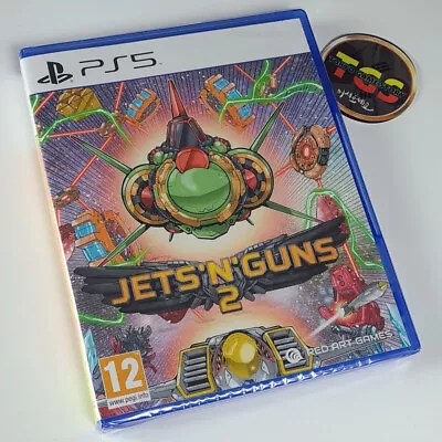 JETS'N'GUNS 2 PS5 EU Game In English NEW Red Art Games Shmup Shoot'em Up 2023 • $31.87