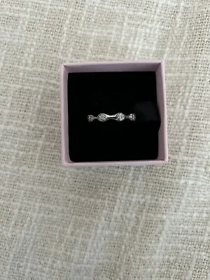 $25 • Buy Pandora Silver Love Pod Ring Size 58