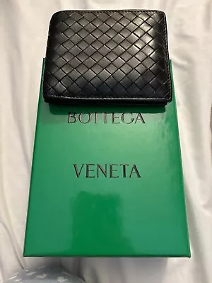Bottega Veneta Intrecciato Bifold Wallet Black • $150