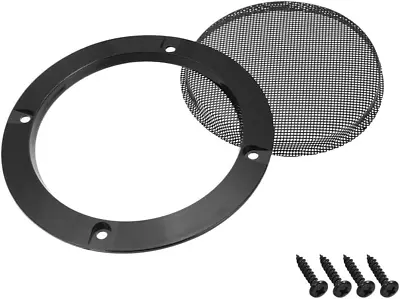 4Pcs Black 3  Speaker Grill Mesh Decorative Circle Woofer Guard Protector Cover • $28.31